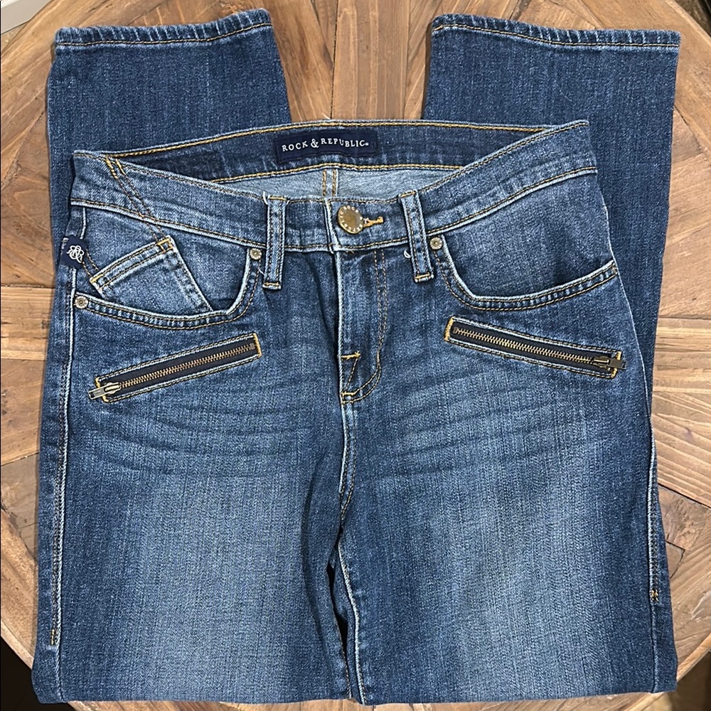 Rock & Republic Crop Jeans